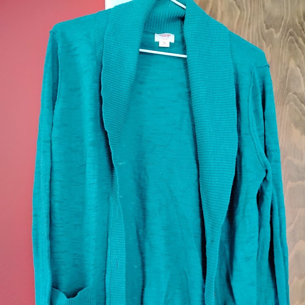 Green Mossimo cardigan size L